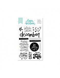 Sello Alfabeto Up&down bold de Lora Bailora