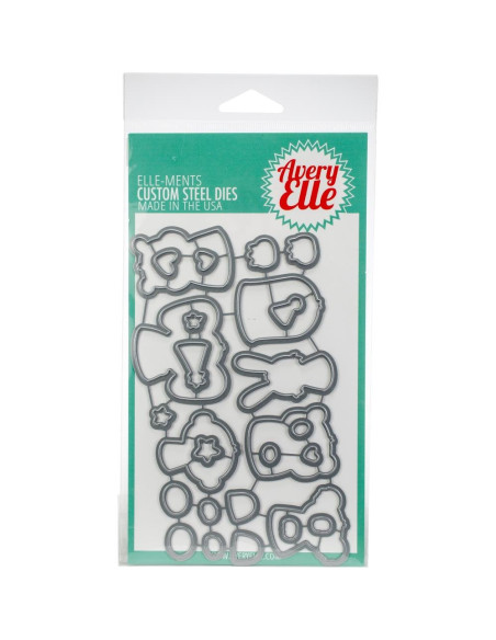 Troquel  peek a boo pets de Avery Elle