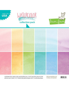 kit papel watercolor de Lawn fawn