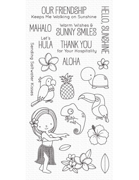 Sello Happy campers  de MFT