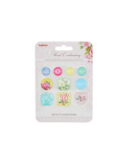 Pegatina cristal Vintage circus