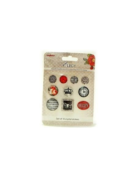 Pegatina cristal Vintage circus