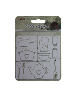 Chipboard i love cooking