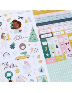 Pegatinas chipboard Muérdago de mintopia 2