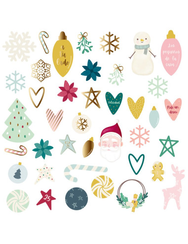 Pegatinas shaker de Muérdago