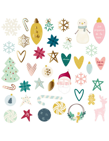 Pegatinas shaker de Muérdago