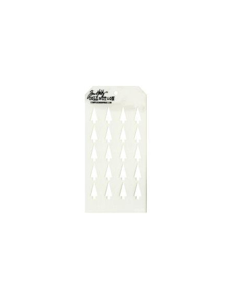 Plantilla Shifter dots de Tim Holtz