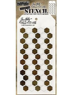 Plantilla Snowcap de Tim Holtz