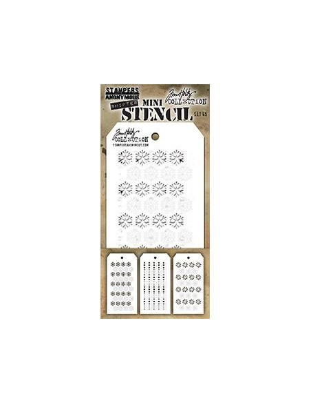 Set 44 mini plantillas de Tim Holtz