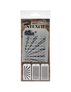Set 15 mini plantillas de Tim Holtz