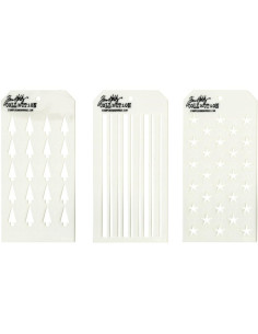 Set 36 mini plantillas de Tim Holtz