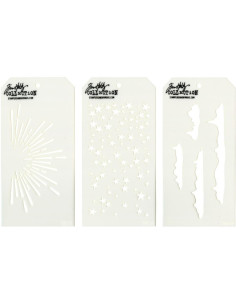 Set 37 mini plantillas de Tim Holtz