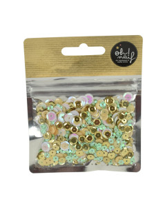 Lentejuelas gold pink de Ohnaif 2