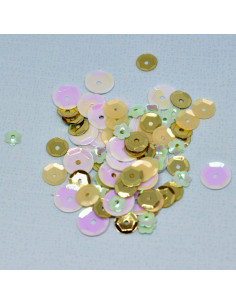 Lentejuelas gold pink de Ohnaif