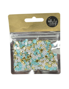 Lentejuelas silver primrose de Ohnaif 2