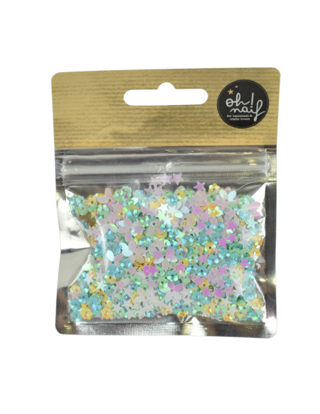 Lentejuelas flora primrose de Ohnaif