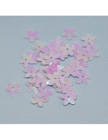 Caja lentejuelas flores rosa de Ohnaif