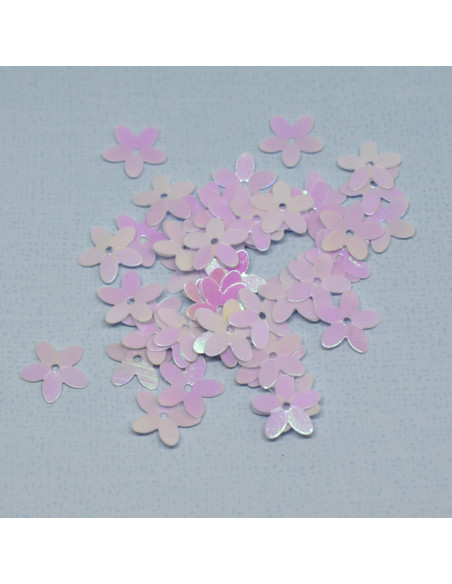 Caja lentejuelas flores rosa de Ohnaif