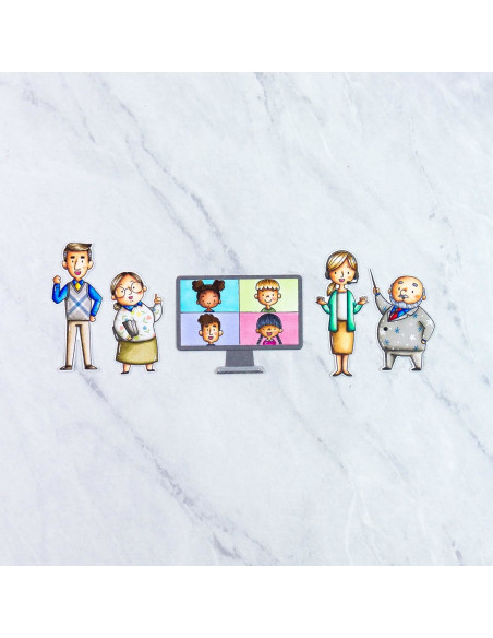 Sello Adorable adventures  de MFT