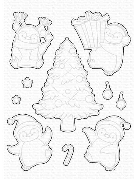 Troquel Holiday Penguins, My Favourite Things