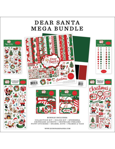 Kit bundle dear santa de carta bella