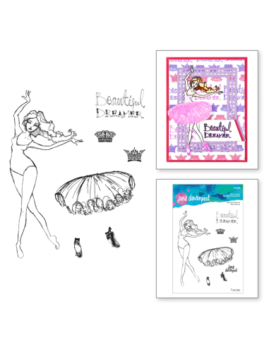 Sello Glorious mermaid  Jane Davenport