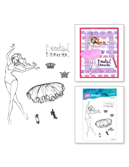 Sello Glorious mermaid  Jane Davenport