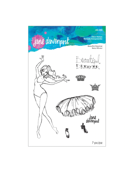 Sello Glorious mermaid  Jane Davenport