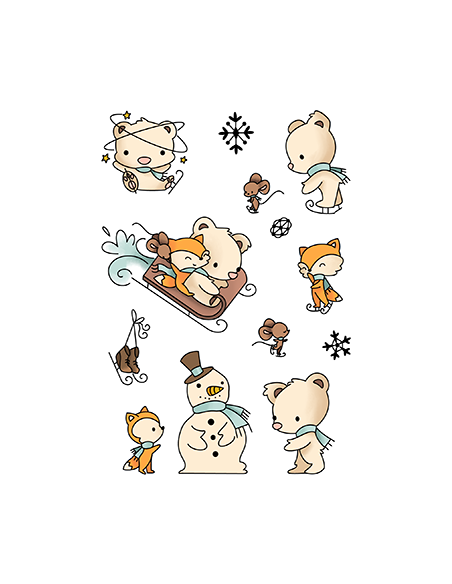 Sellos snow much fun de LDRS