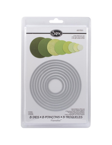 Troquel circulo feston framelits de sizzix