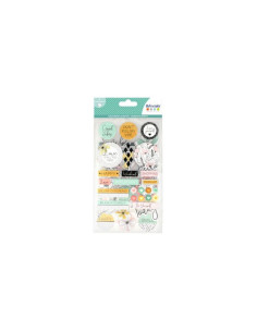 Pegatinas Chipboard Good Vibes de Artemio