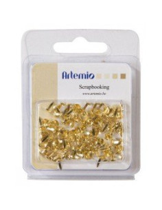 Encuadernadores 5mm dorados de Artemio