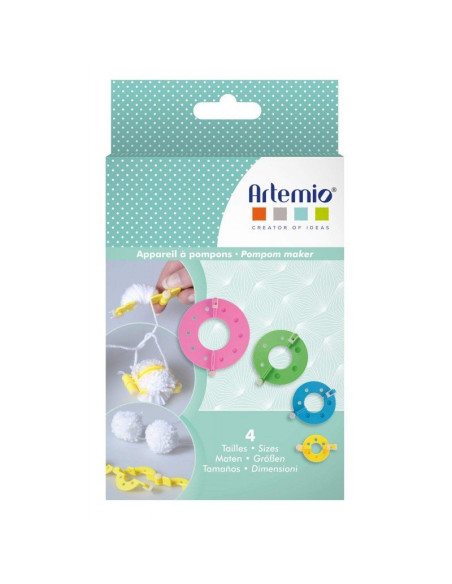 Máquina para hacer pompones