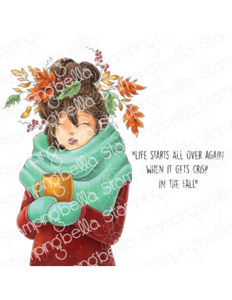 Sello Stampingbella Mochi fall girl