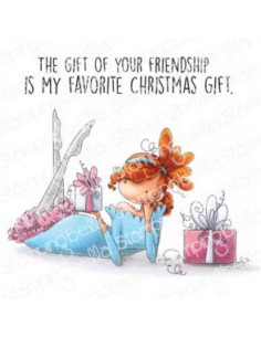 Sello Stampingbella uptown girl Glenda loves gifts