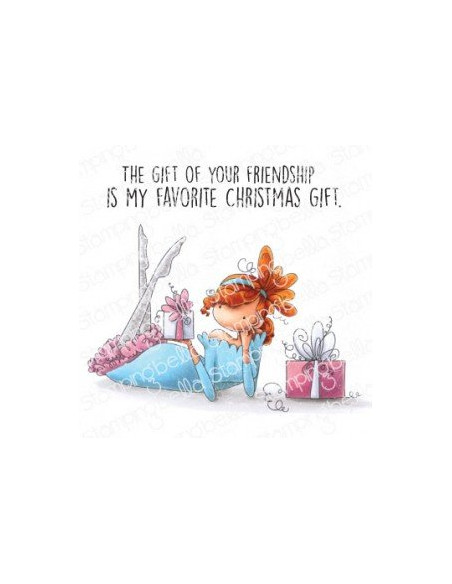 Sello Stampingbella uptown girl Glenda loves gifts