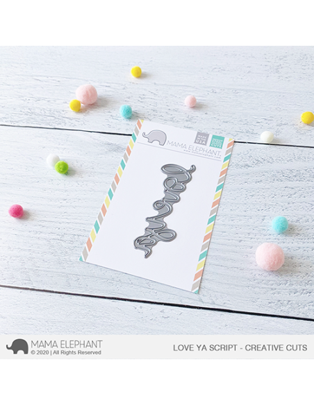 Troquel Love Ya Script de ME