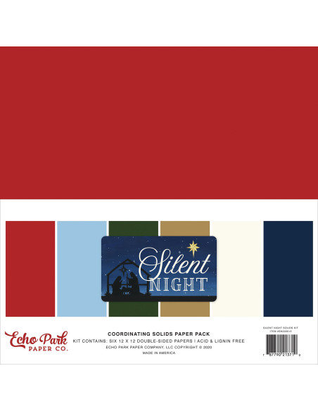 Kit Silent Night básicos de Echo Park Kit Silent Night básicos de Echo Park