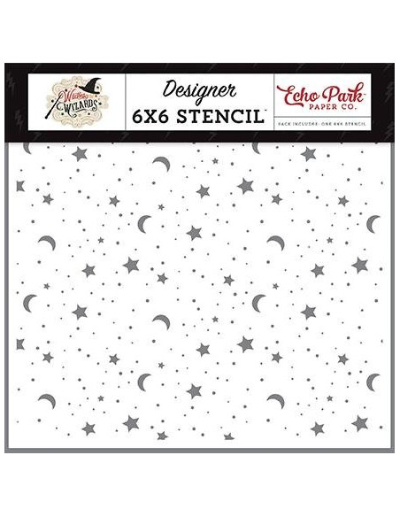Plantilla lunas y estrellas 6x6 de Echo Park
