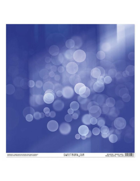 papel vegetal Bokeh azul de Sweet Moma