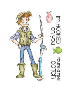 C.C. Designs sello Fisherman Fred