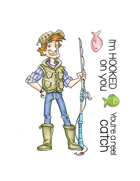 C.C. Designs sello Fisherman Fred