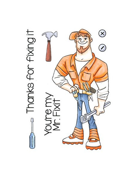 C.C. Designs sello Handyman Henry