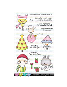 C.C. Designs sello December & January