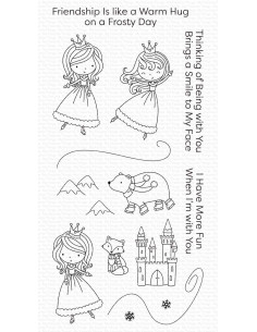 Sello Ice Princess and Friends de MFT
