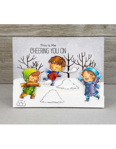 Sello Pile on the Hugs de MFT