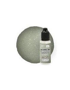 Alcohol Ink glitter accents GRAPHITE