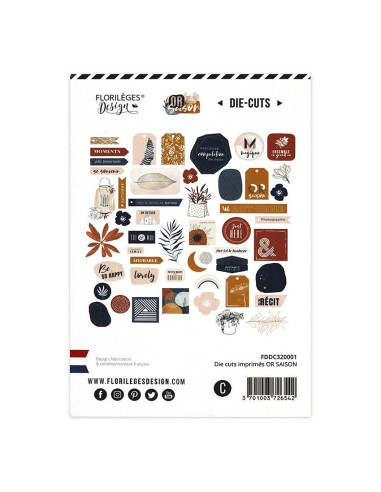 Troquelados  Or Saison de Florilèges