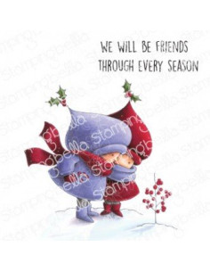 Sello Stampingbella Bundle girl winter friends