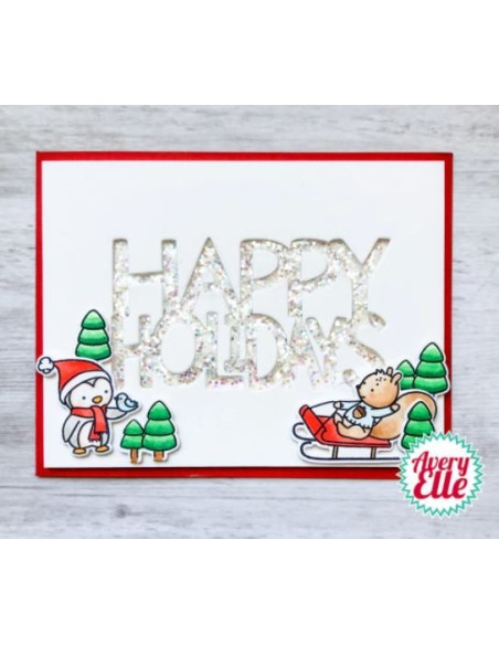 sello Peek-a-boo Coaster de Avery Elle